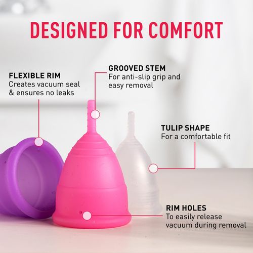 Buy Sirona FDA Approved Reusable Menstrual Cup for Women (Large