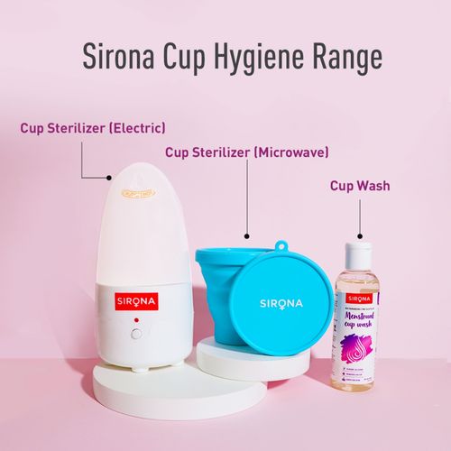 Buy Sirona Reusable Menstrual Cup Applicator with Strawberry Lube