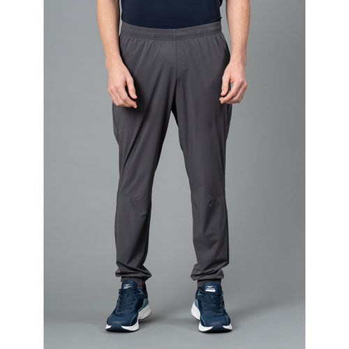 Buy Red Tape Grey Solid Nylon Spandax Men's Activewear Jogger Online
