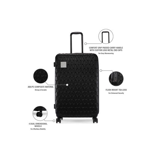 Buy DKNY DNA Range Black Hard Luggage Online