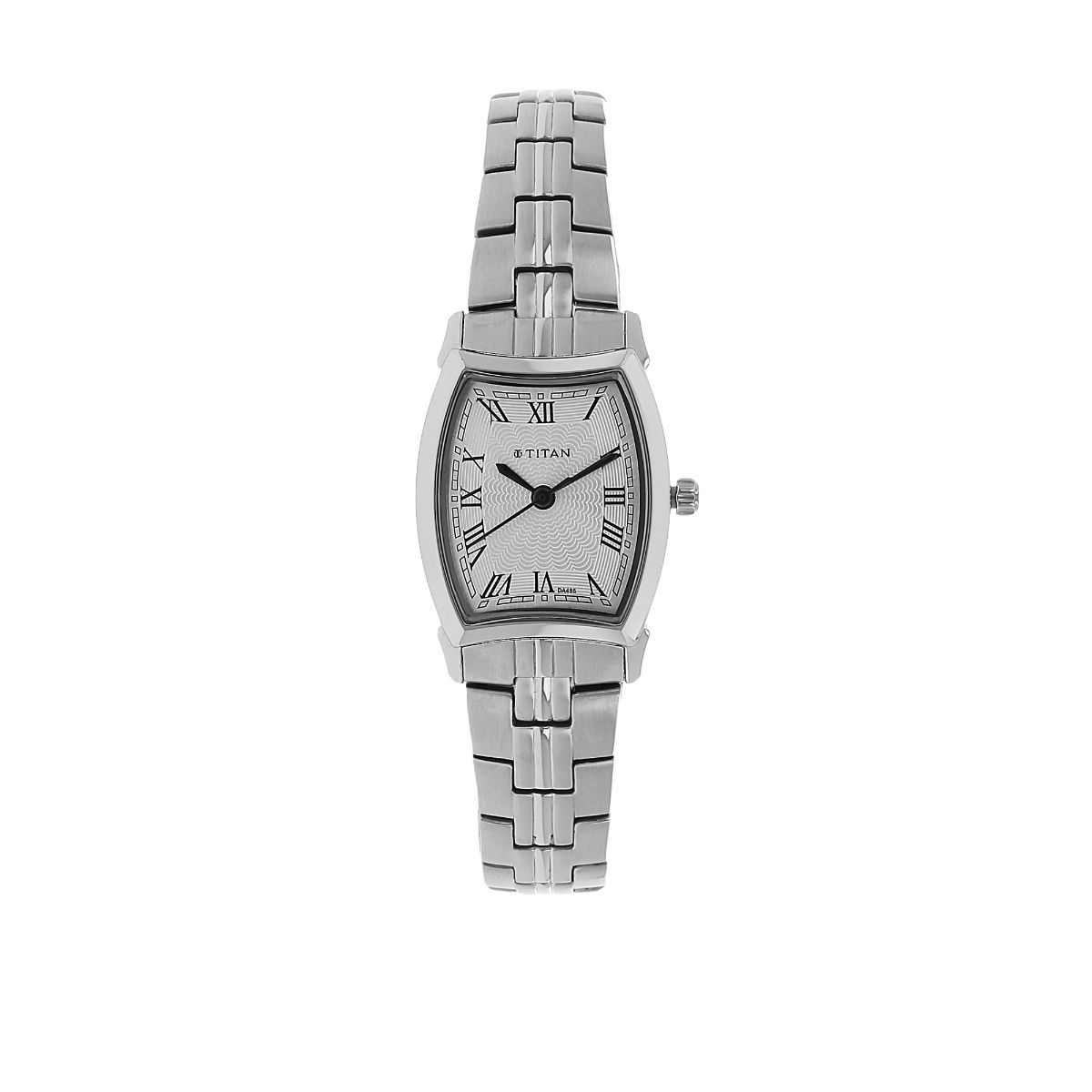 Buy Titan Silver Dial Silver Stainless Steel Strap Watch Online