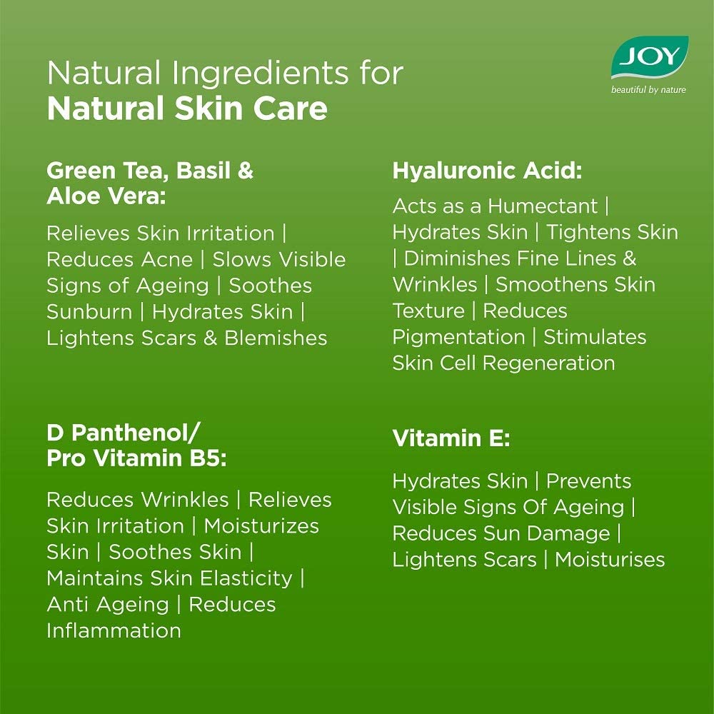 Buy Joy Green Tea Clarifying Face Toner with Aloe Vera pH Balanced