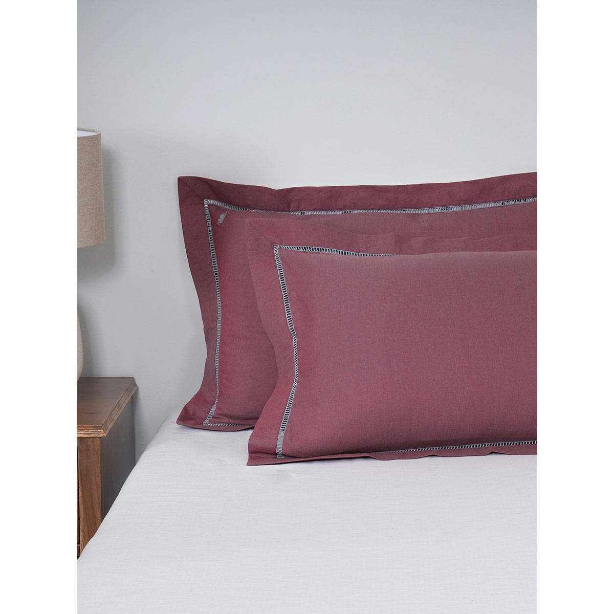 Maspar Purple Soft & Stylish Rectangle Cotton 2 Pillow Covers
