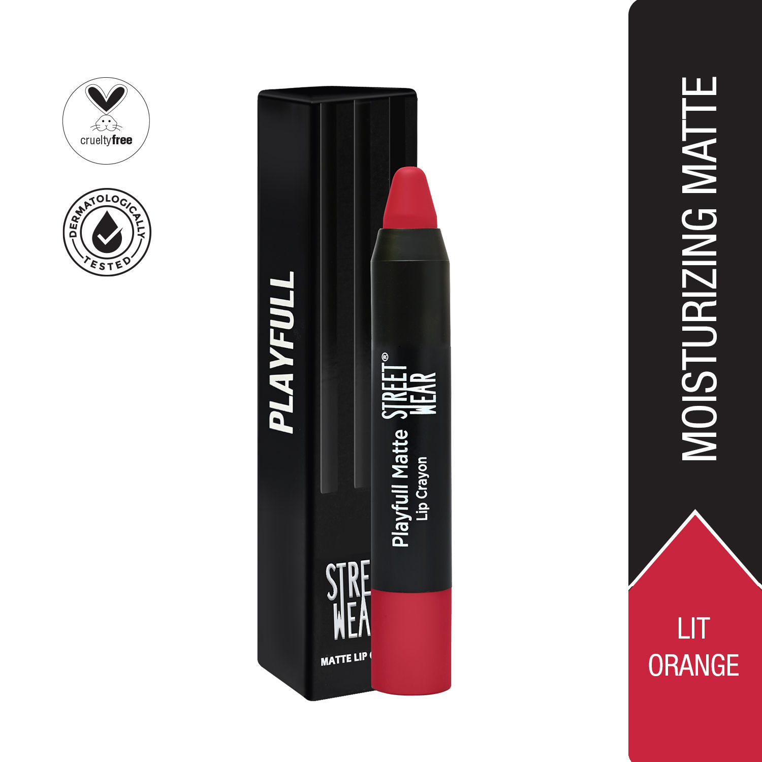 orange something lip crayon