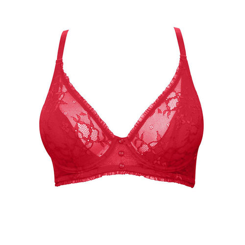 Buy Parfait New York Unlined Wire Bra Style Number-A1632 - Red Online