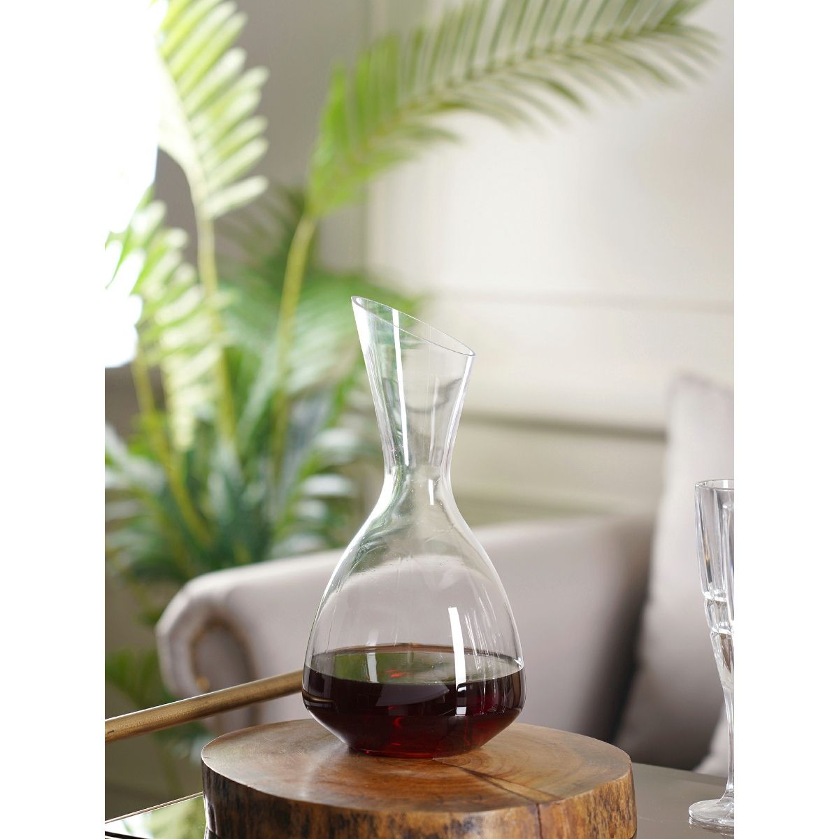 Pure Home + Living Crystal Clear Slanting Wine Decanter Buy Pure Home