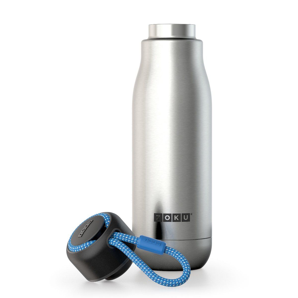 Buy Zoku Stainless Steel Bottle For thinKitchen, 350ml, Silver Online