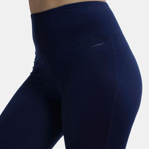 Buy Jockey MW77 Women Microfiber Elastane Stretch Regular Fit Flared Pants  - Peacoat Online