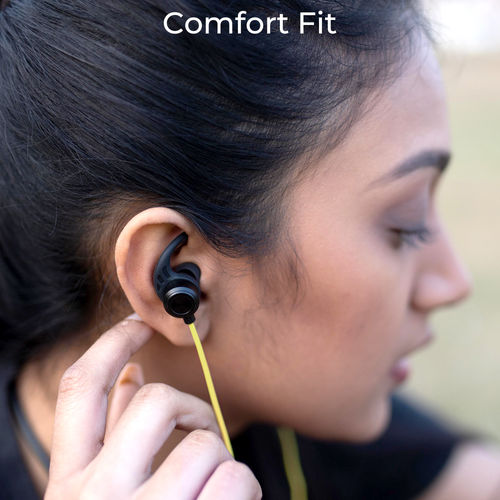 Ambrane Anb-33 Neckband Bluetooth Earphone (yellow): Buy Ambrane Anb-33  Neckband Bluetooth Earphone (yellow) Online at Best Price in India |  NykaaMan