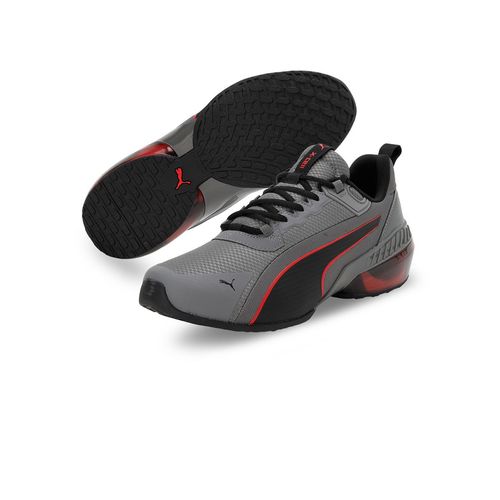 Puma X-Cell Uprise Soft Focus Unisex Gray Running Shoes (UK 3)