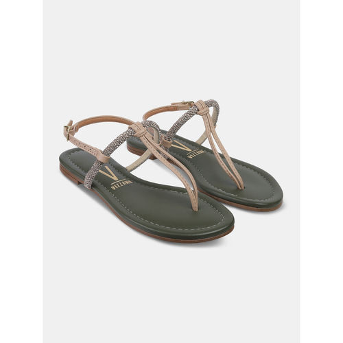 Vizzano Women Casual T-Strap Sandals Beige (EURO 36)
