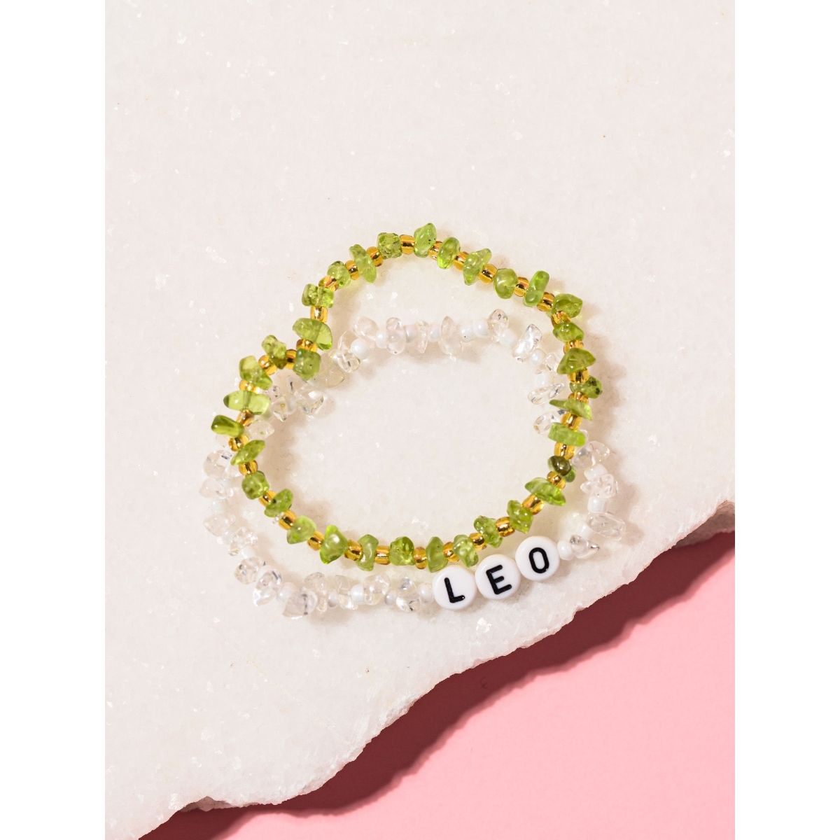 Energy Strings Leo Zodiac Birthstone Bracelet Bundle Set of 2 Buy Energy  Strings Leo Zodiac Birthstone Bracelet Bundle Set of 2 Online at Best  Price in India  Nykaa