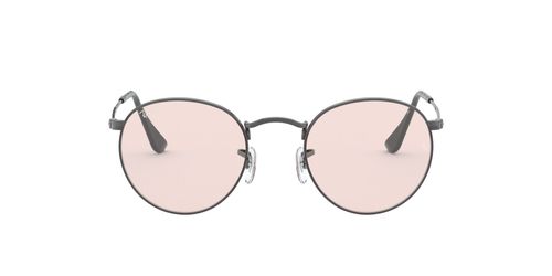 Ray-Ban RB3447 50mm Adult Round Sunglasses Pink/Brown Gradient Lens