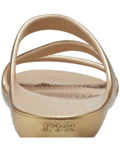 Buy Crocs Women KADEEIIMTCSNDL Gold Sandals Online