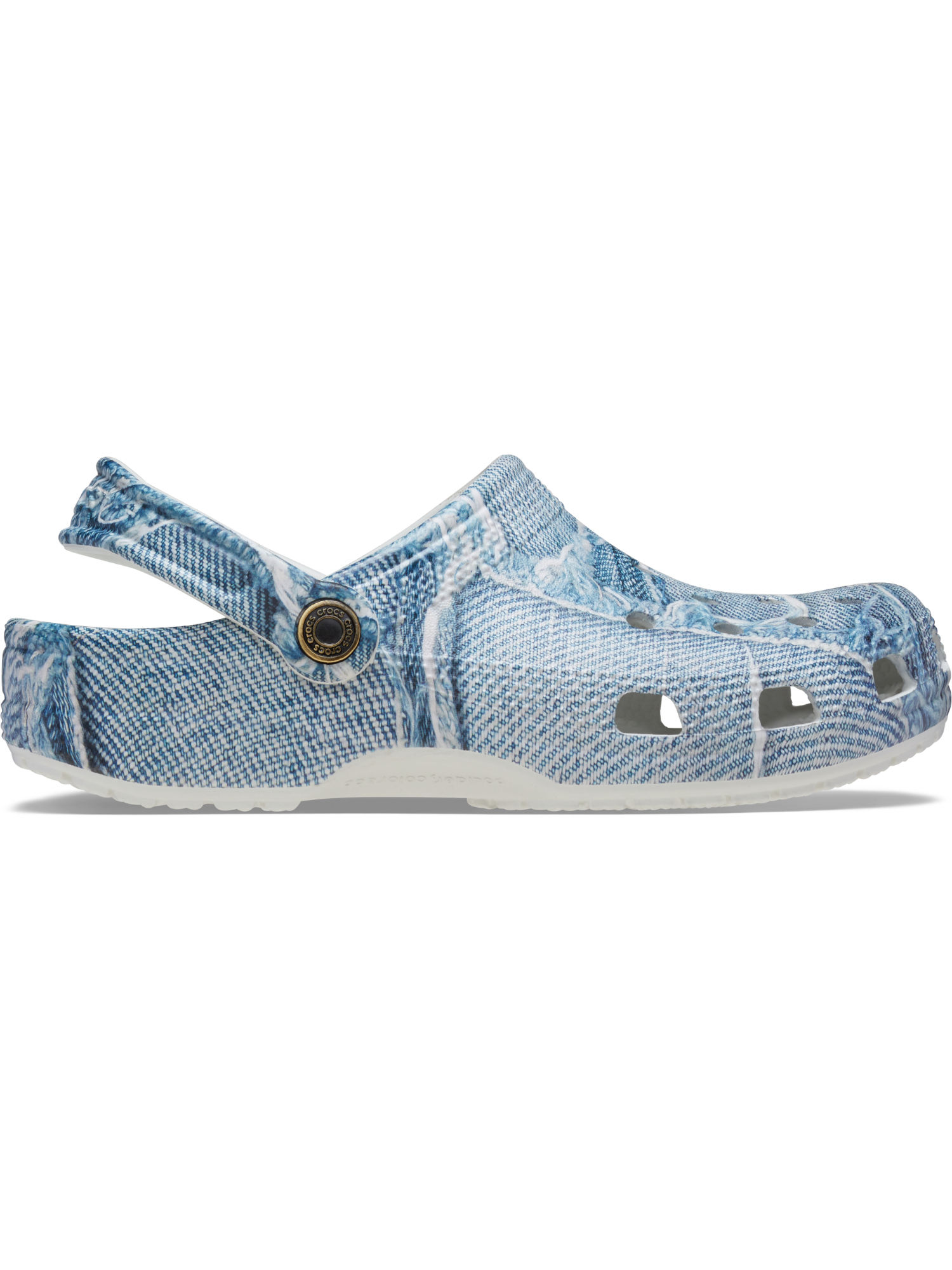Buy Crocs Unisex CLSDENIMCLG Blue Clogs Online
