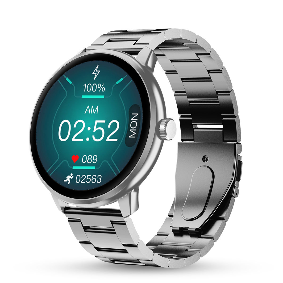 Silver smartwatch best sale