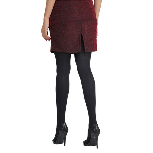 Buy N2S NEXT2SKIN Women's Nylon Opaque Pantyhose Stockings Combo - Black  (Free Size) Online