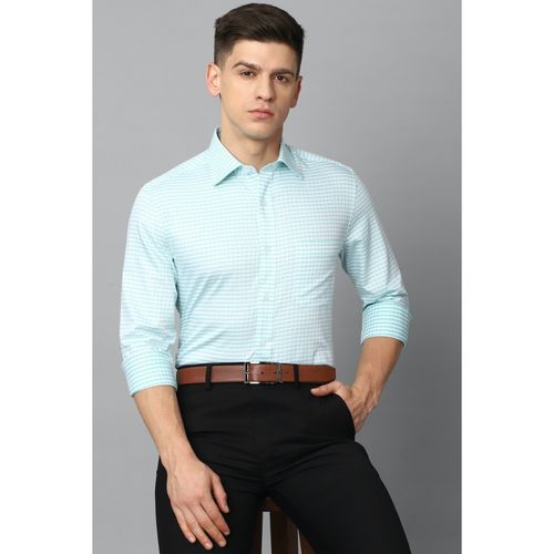 Louis Philippe Ceremonial Shirts, Men Blue Classic Fit Check Full Sleeves Formal  Shirt for Men at louisphilippe.abfrl.in