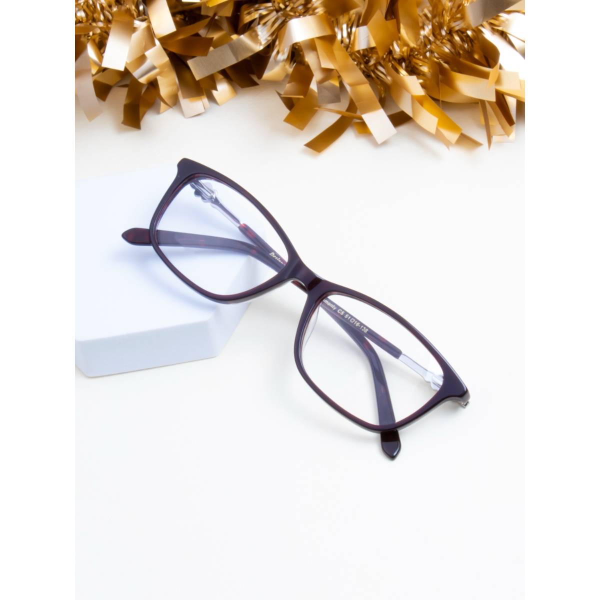 TED SMITH Full Rim Red Cat Eye Eyeglasses Frames for Women (51)