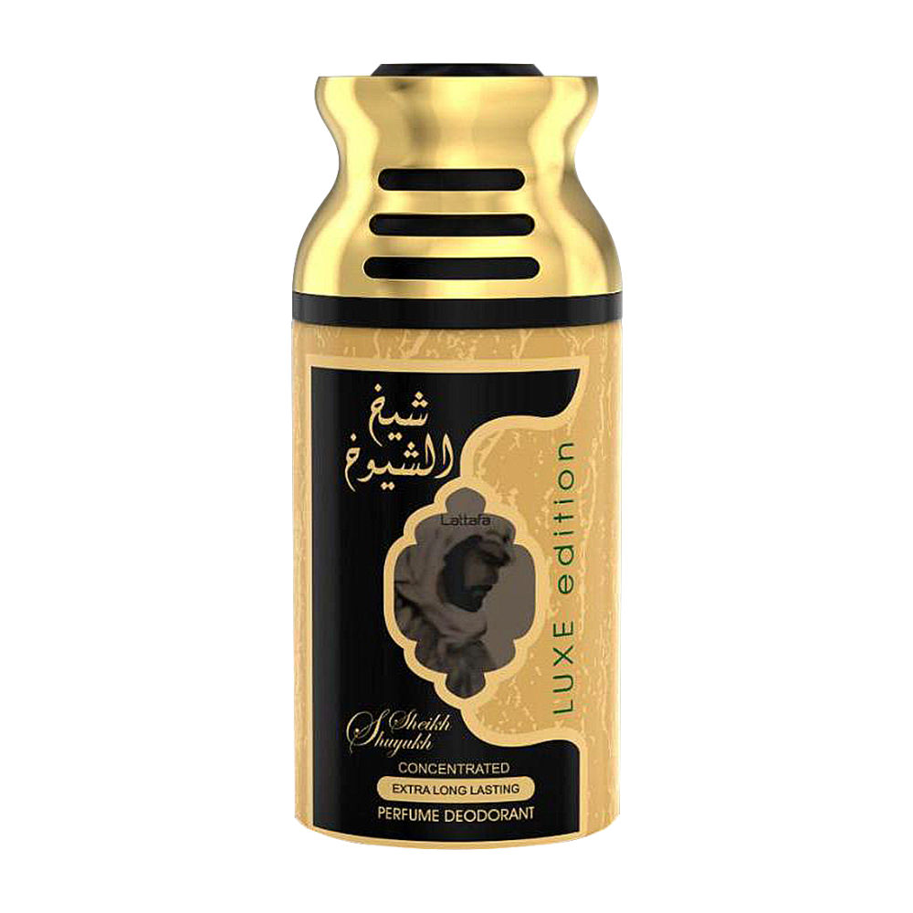 Lattafa Sheikh Al Shuyukh Luxe Edition Perfume Deodorant for Men & Women