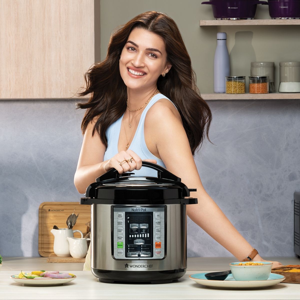 Wonderchef NutriPot Electric Pressure Cooker with 7in1 Functions, 6L