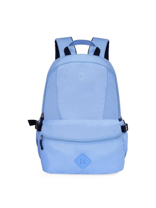 United Colors of Benetton Unisex Laptop Backpack Mono Light Blue