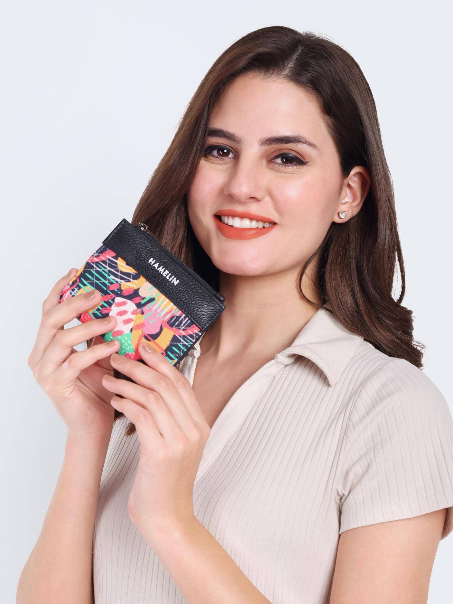 HAMELIN Women Abstract Joy Wallet