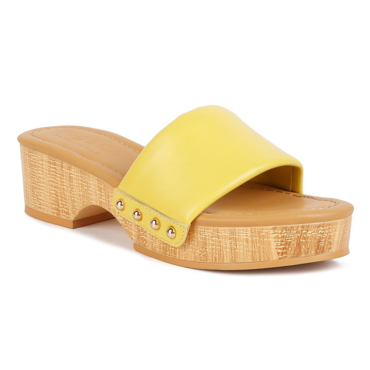 Buy STYLE US UP YELLOW SANDALS for Women Online in India