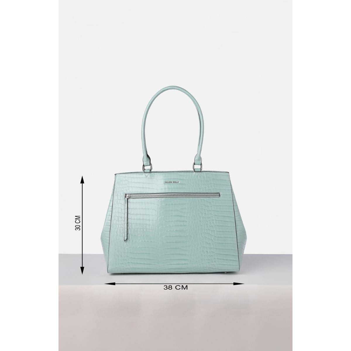 Buy Allen Solly Women Light Blue Formal Handbag Online