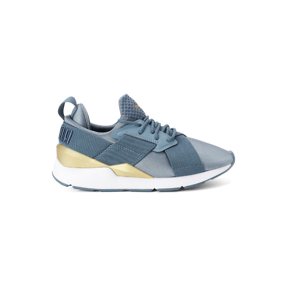 Puma muse satin clearance blue