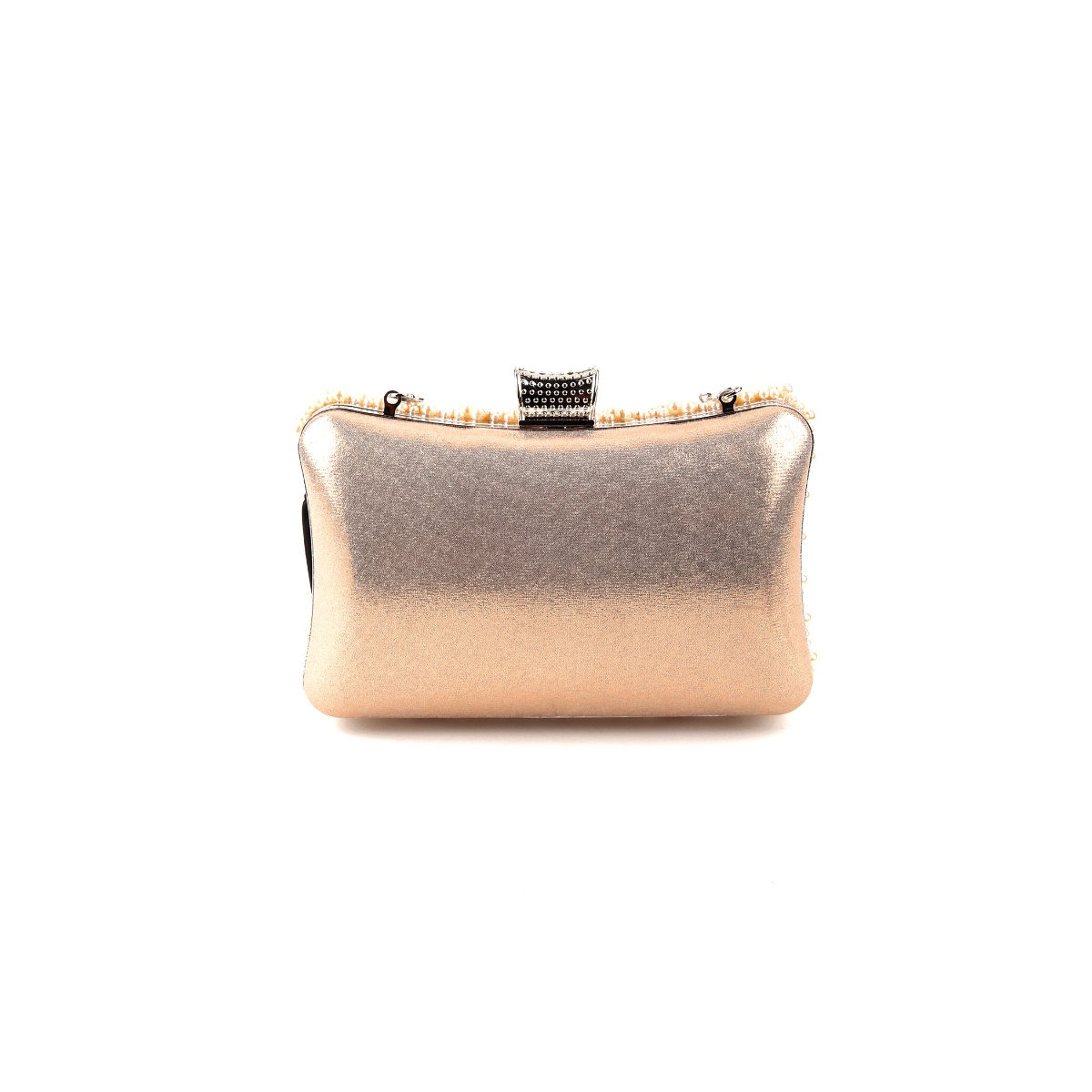 Champagne(Rose Gold) Evening Clutch Bag,Glitter Handbag,Purse With Spider |  eBay