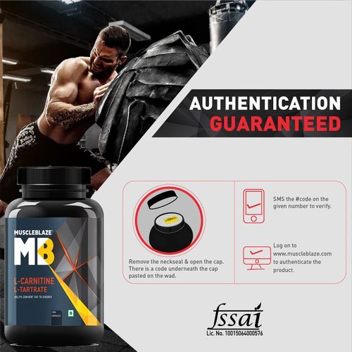 MuscleBlaze L-Carnitine L-Tartrate Capsules