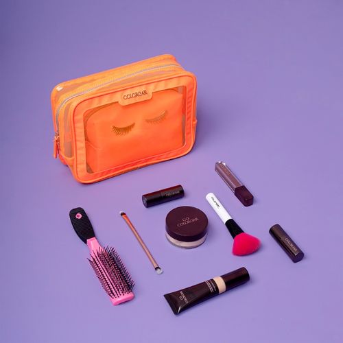 Lips Colorbar Makeup Pouch Buy Colorbar Lips And Lashes Box Pouch