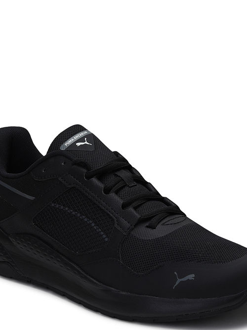 Buy Puma Anzarun Grid Unisex Black Running Shoes Online