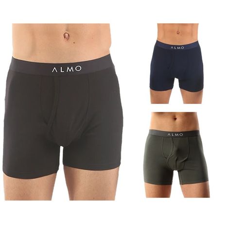 Buy ALMO Rico Solid Organic Cotton Boxer Brief (pack Of 3) - Multi-Color  Online