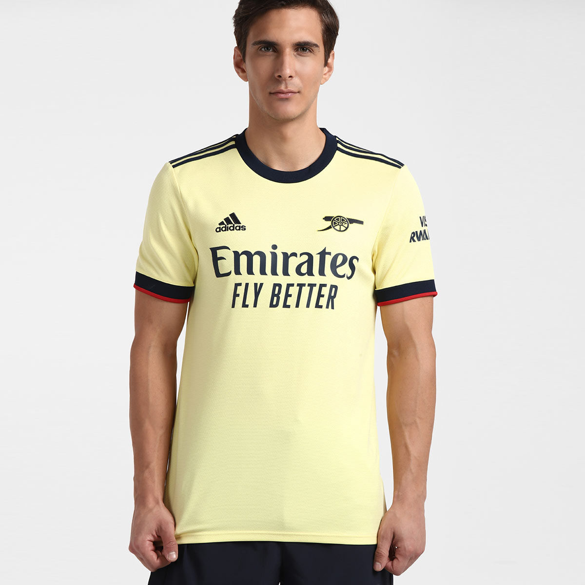 : adidas 2021-22 Arsenal Authentic Away Jersey - Pearl