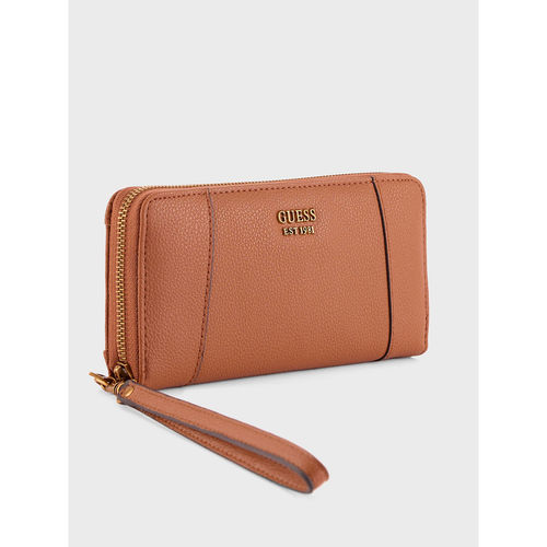 Buy Guess Naya Slog Large Zip Around Wallet Rust Online