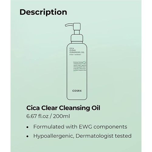 Buy COSRX Pure Fit Cica Clear Cleansing Oil Online