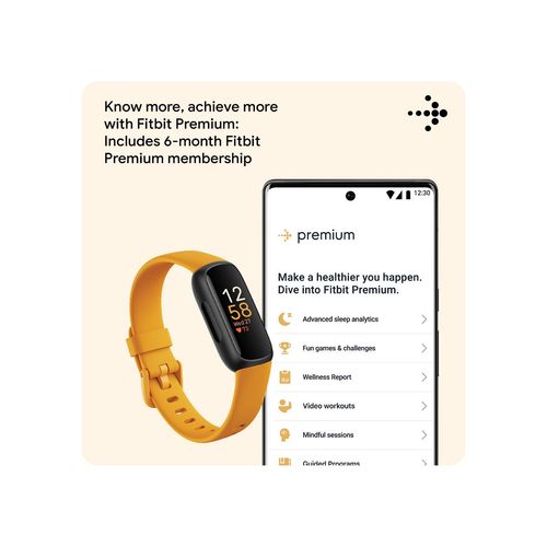 Buy Fitbit Inspire Health Fitness Tracker (Morning Glow