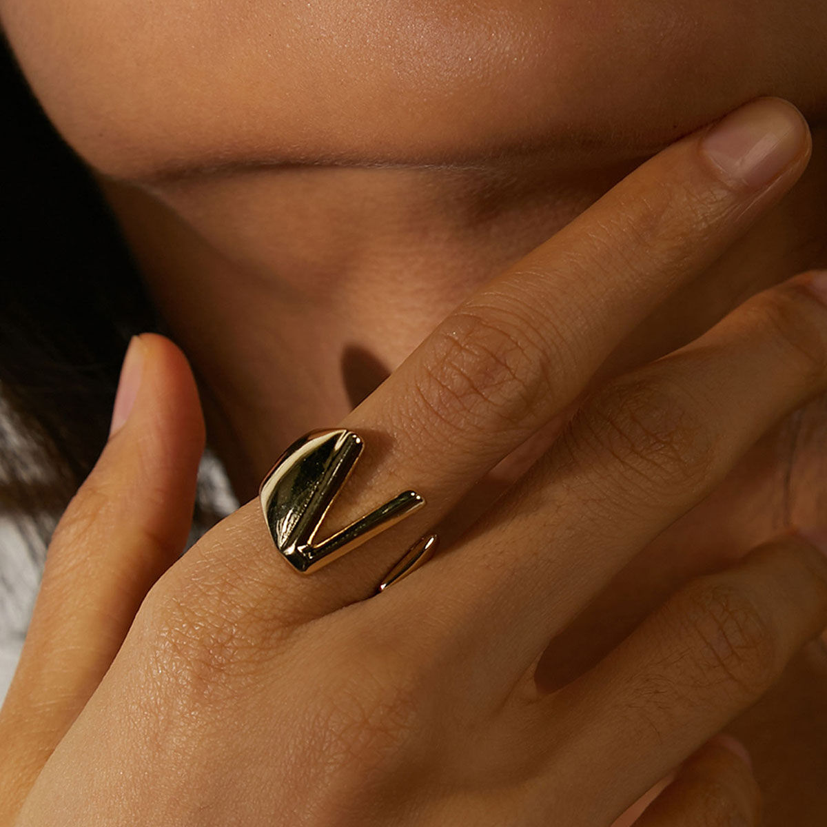 Buy V Ring, Chevron Ring, 925 Sterling Silver Ring, Knuckle Ring, Stacking  Ring, Silver Chevron Ring, Midi Ring, V Shaped Ring, Gift for Her Online in  India - Etsy