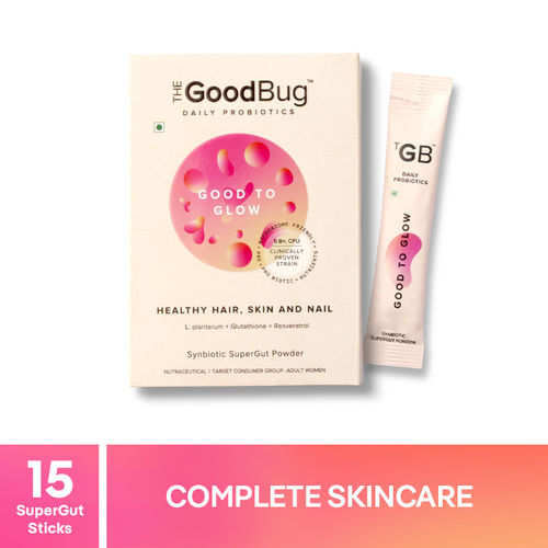 Buy The Good Bug Good To Glow SuperGut Powder, Skin and Hair Supplements  with Glutathione, Biotin Online