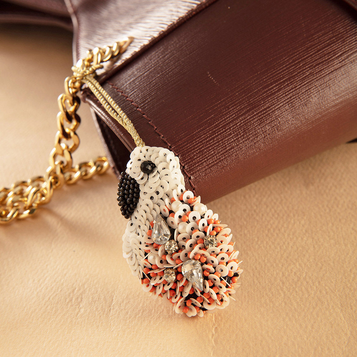 Pipa Bella by Nykaa Fashion White Bird Beaded Bag Charm: Buy Pipa Bella by  Nykaa Fashion White Bird Beaded Bag Charm Online at Best Price in India