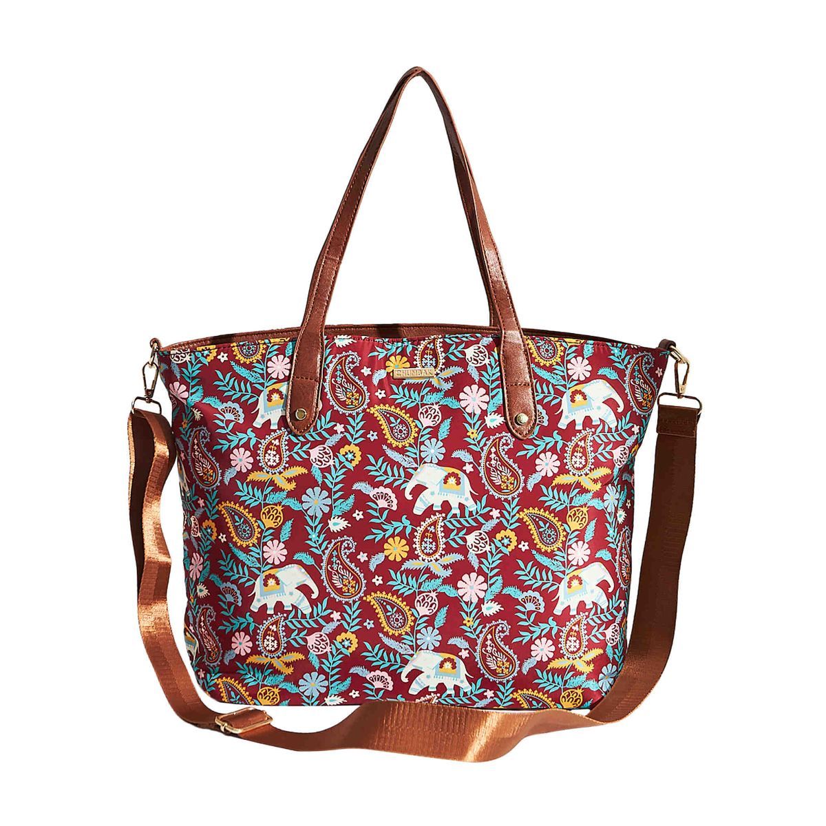 Buy Chumbak India Boho Tote Red Online