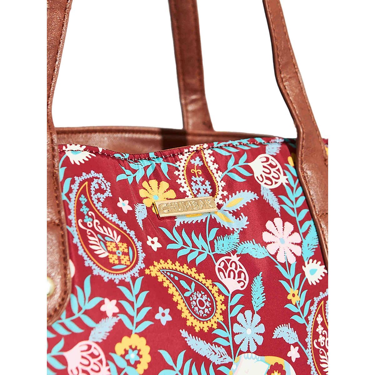 Buy Chumbak India Boho Tote Red Online