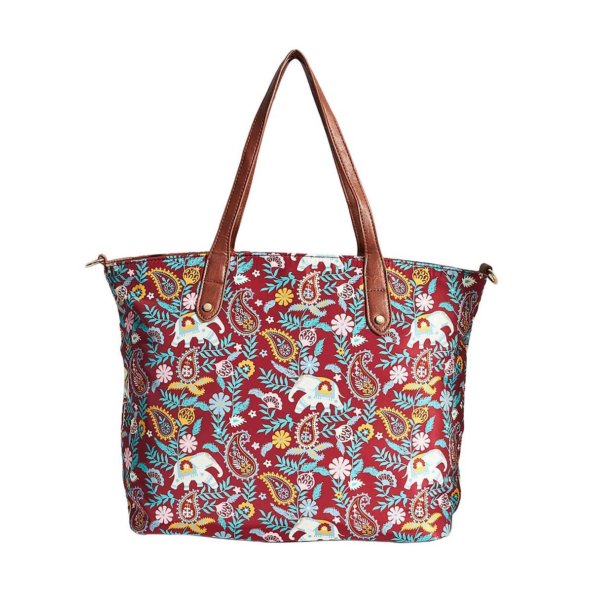 Buy Chumbak India Boho Tote Red Online