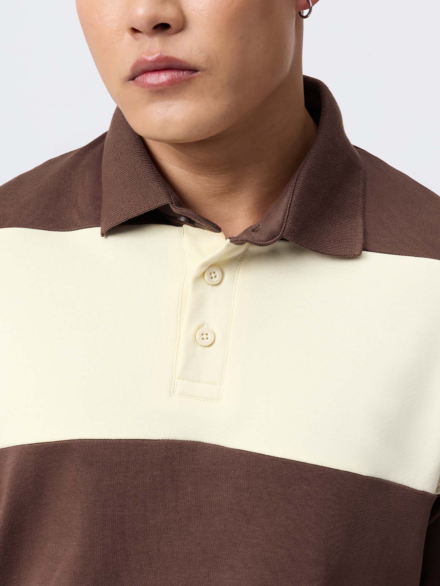 Buy The Souled Store Oversized Polo Nutmeg Men Oversized Polo T