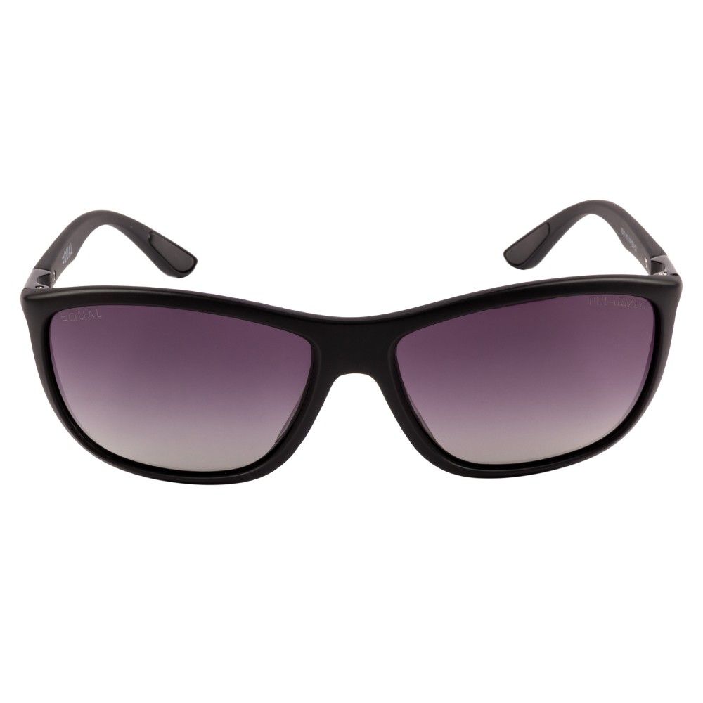 Equal Black Color Sunglasses Wayfarer Shape Full Rim Black Frame