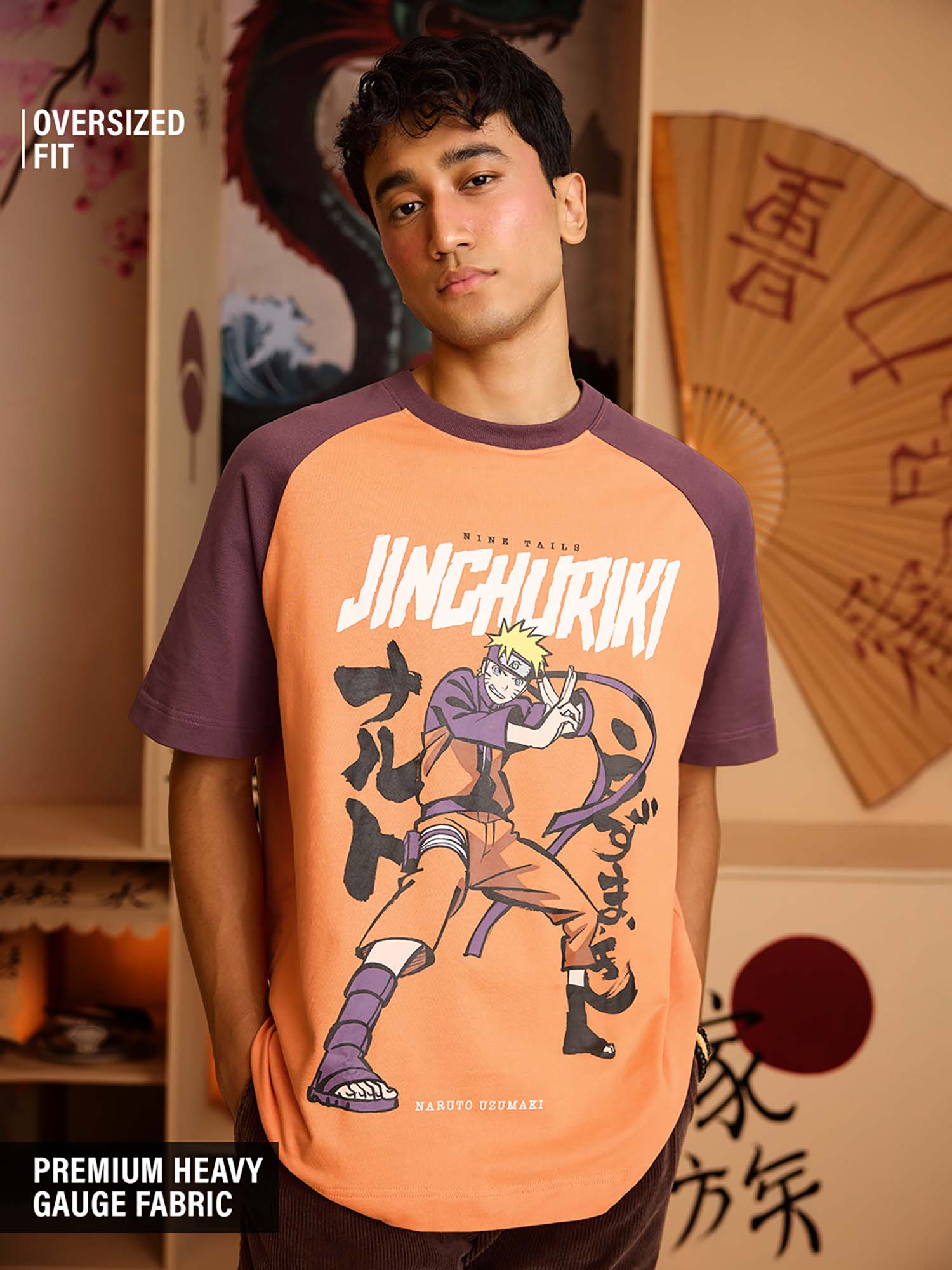 Buy The Souled Store Naruto Shippuden Jinchuriki Men Oversized T