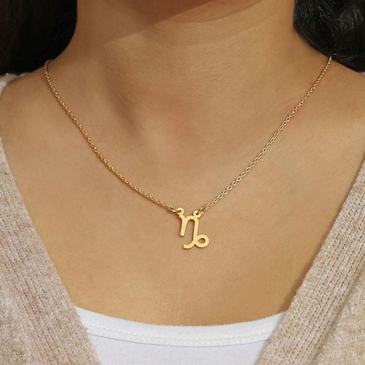 SIGNS Gold Zodiac Necklace - Esq Jewellery