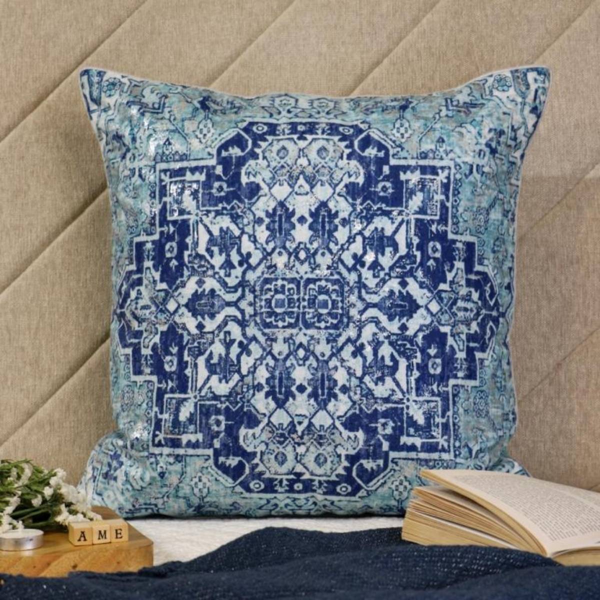 Ame Decorative Cushion Cover - La Mariposa - Timeless - 20X20inch - Single